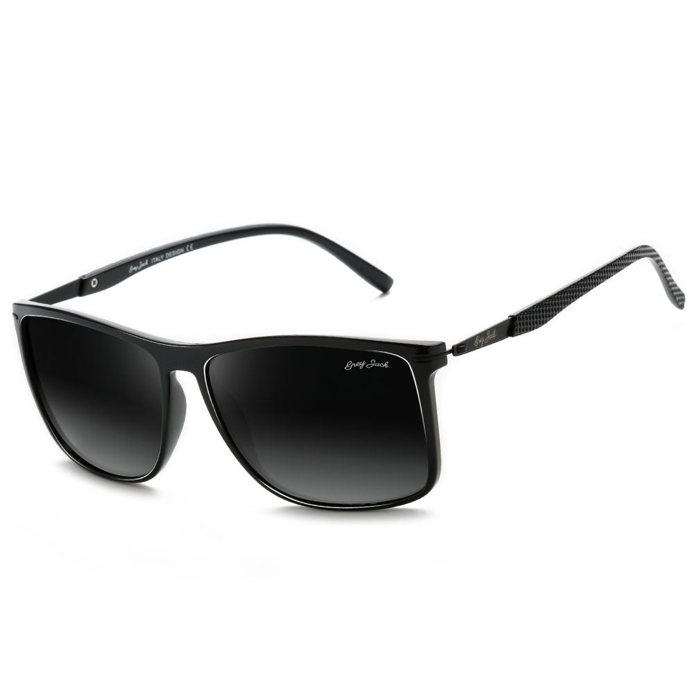 Shine Black Frame Gradient Grey Lens