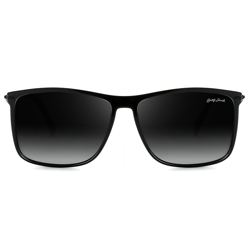 Shine Black Frame Gradient Grey Lens