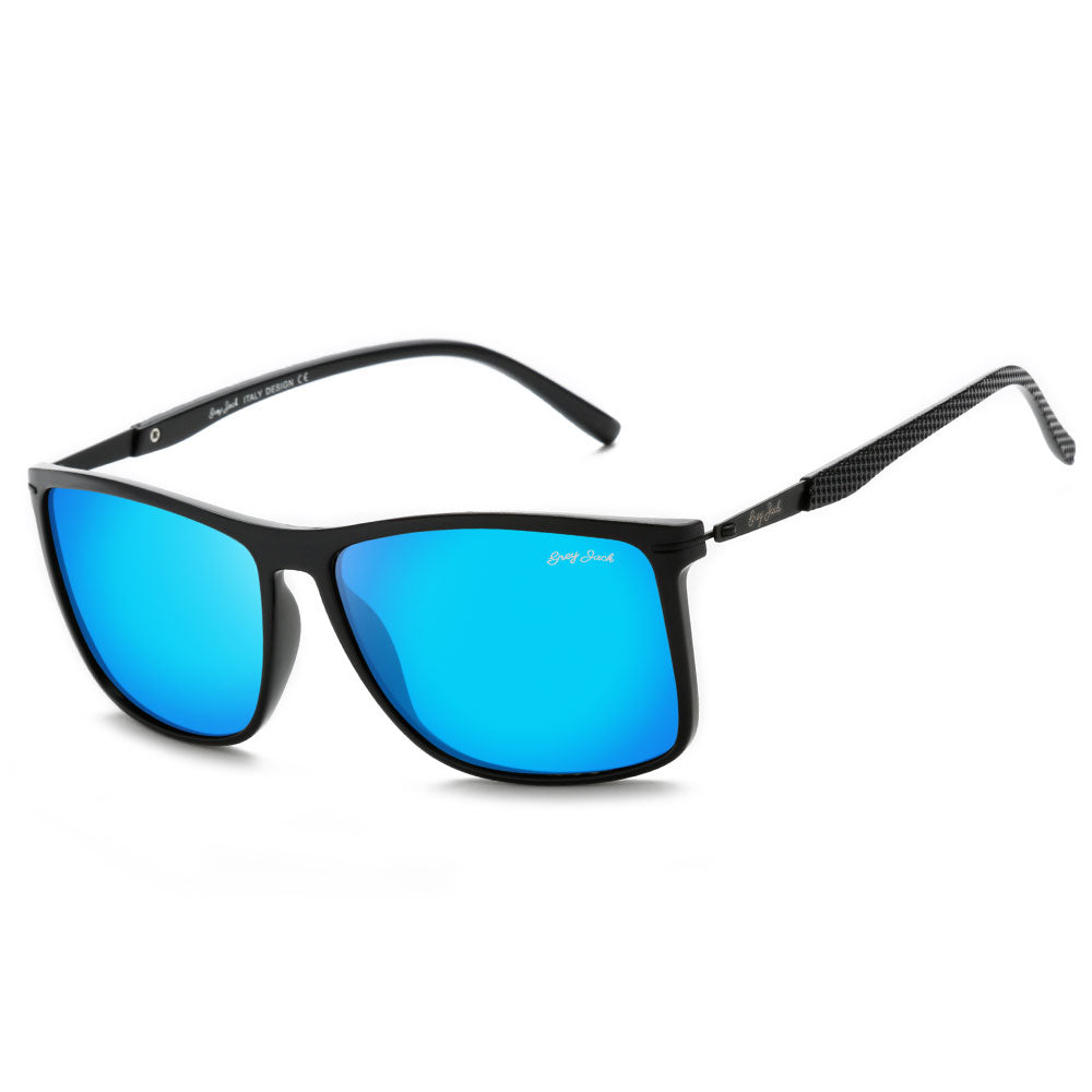 Matte Black Frame Ice Blue Lens
