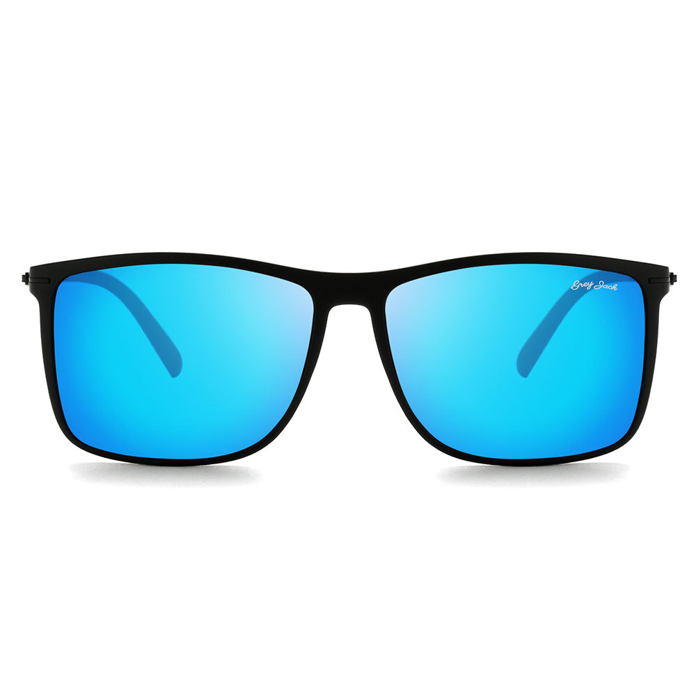Matte Black Frame Ice Blue Lens