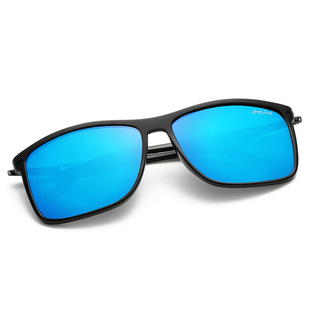 Matte Black Frame Ice Blue Lens