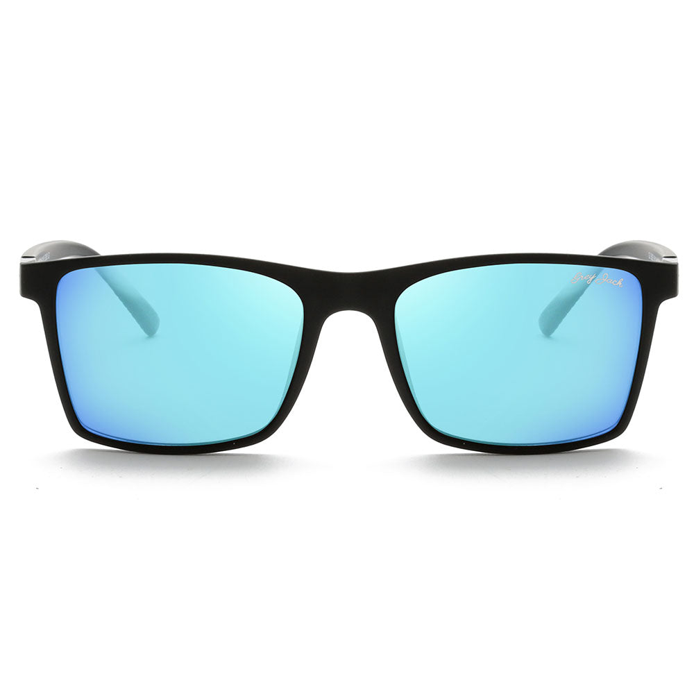 Matte Black Gun Frame Ice Blue Lens