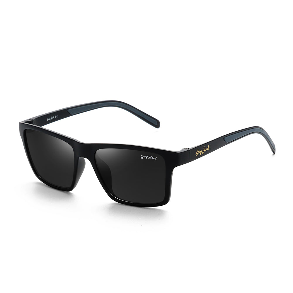 Matte Black Frame Black Lens