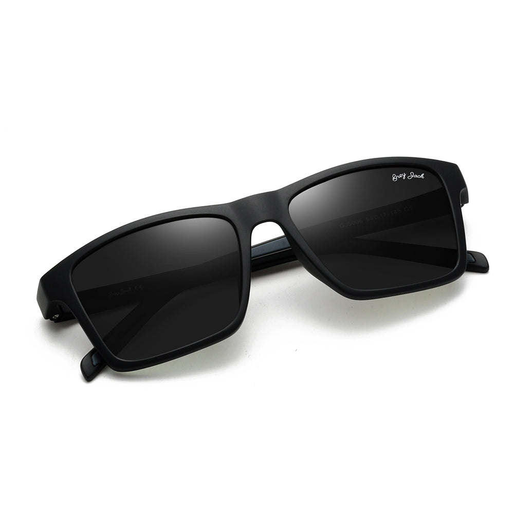 Matte Black Frame Black Lens