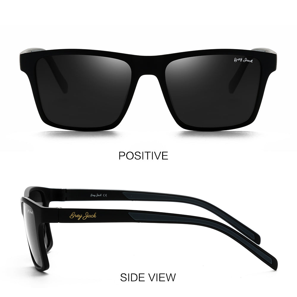 Matte Black Frame Black Lens