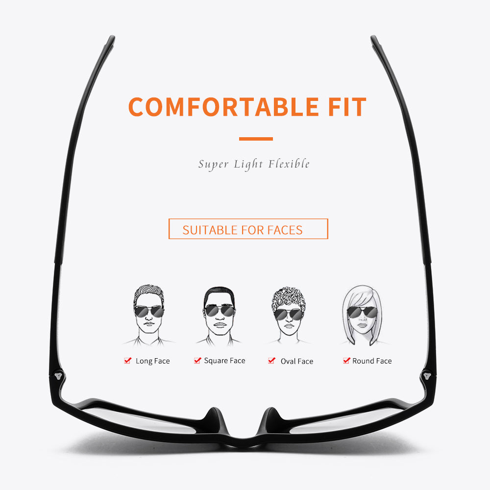 Matte Black Frame Black Lens