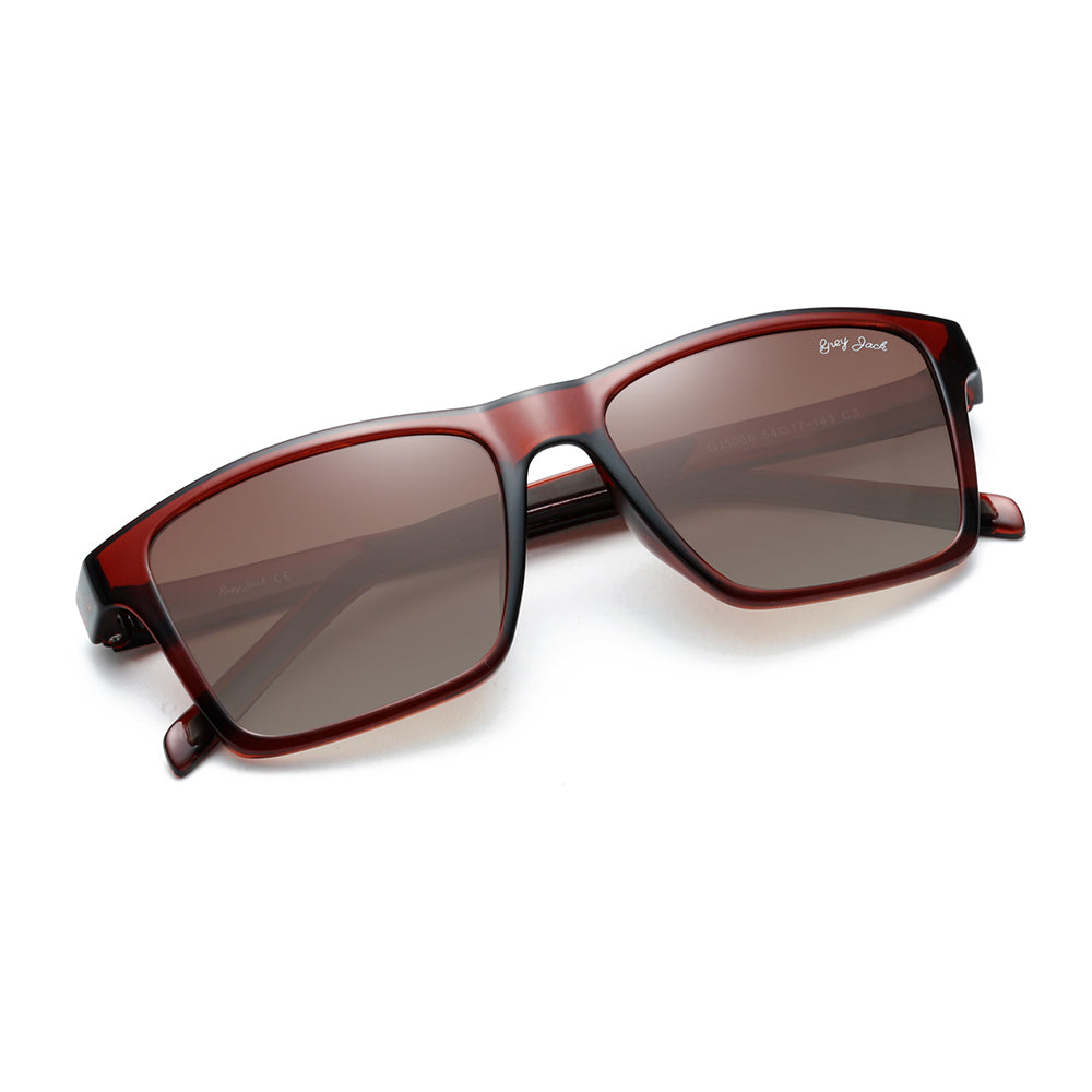 Shiny Brown Double Brown Lens