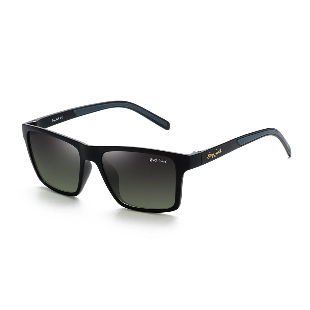 Matte Black Frame Double Green Lens