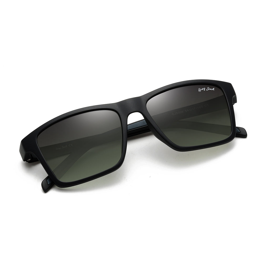 Matte Black Frame Double Green Lens