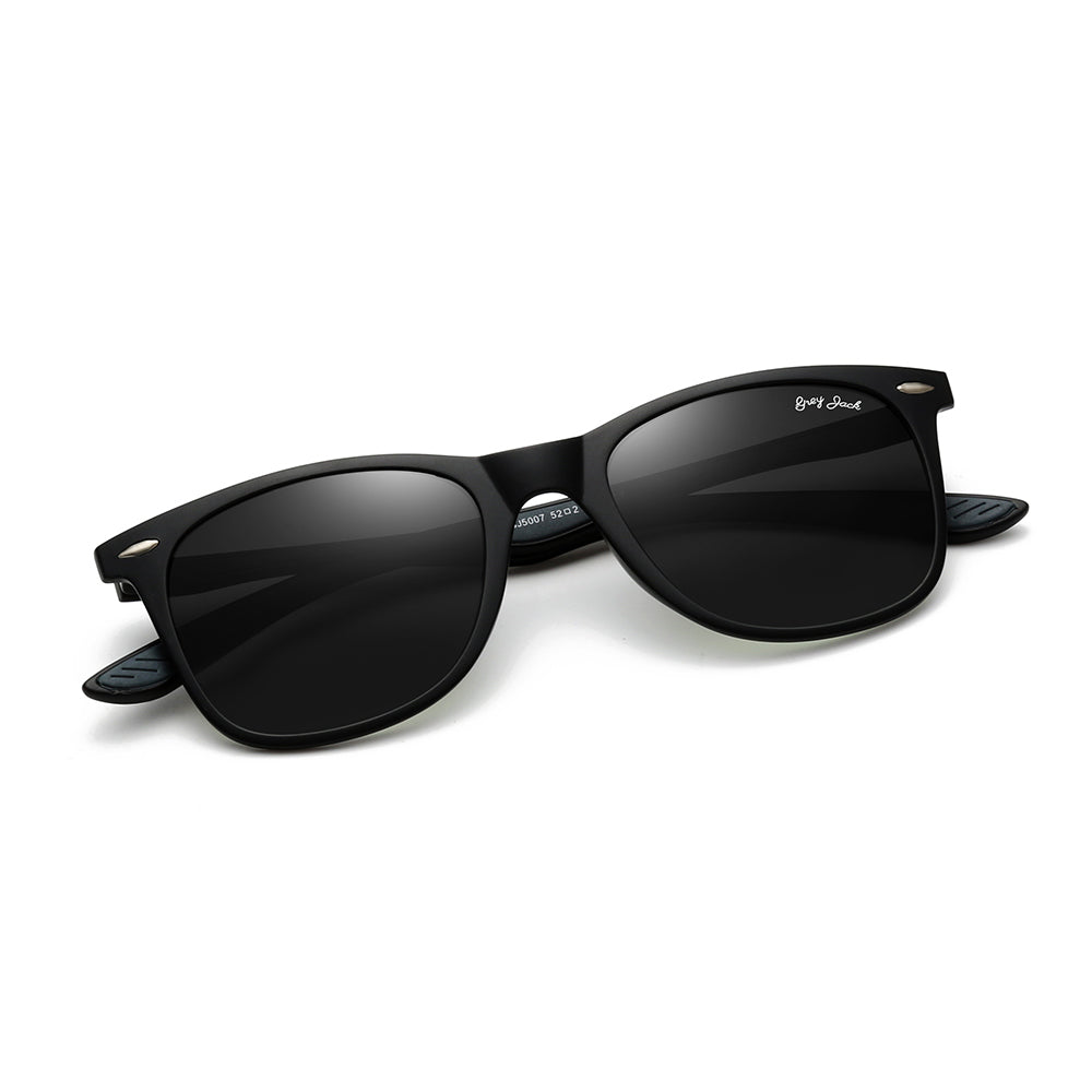 Matte Black Frame Black Lens