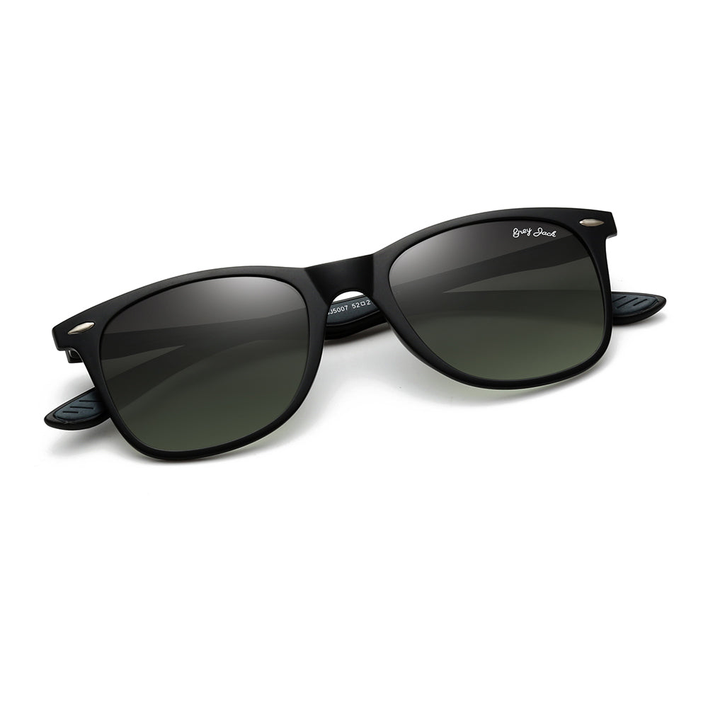 Black Frame Double Green Lens
