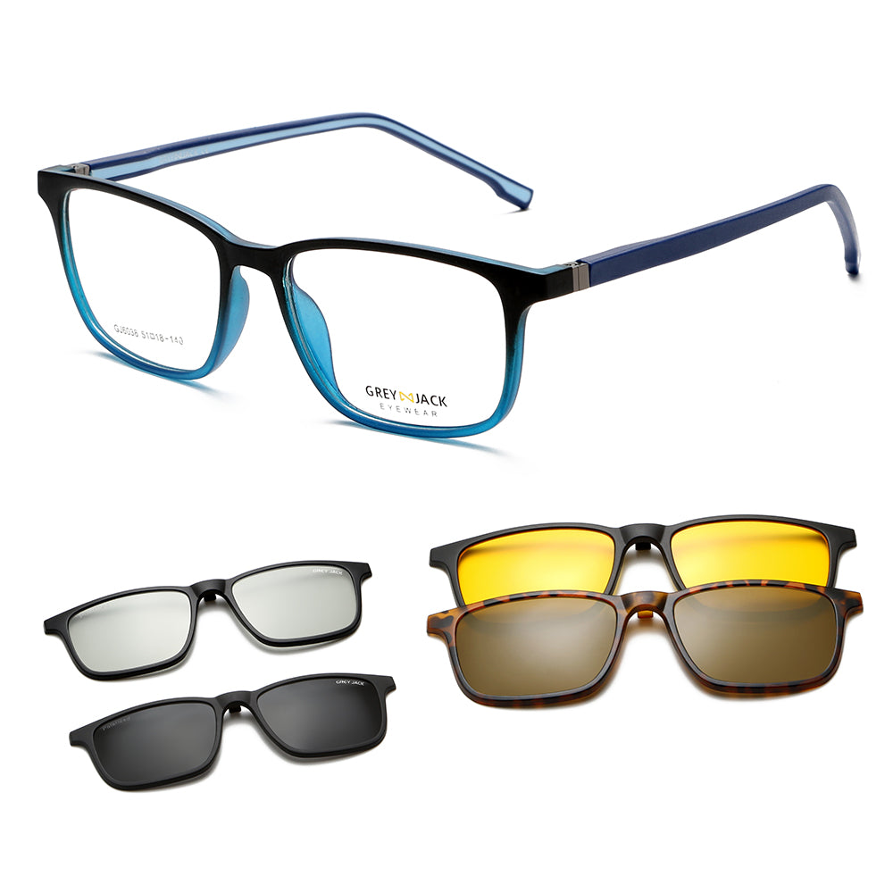 Black Blue Frame