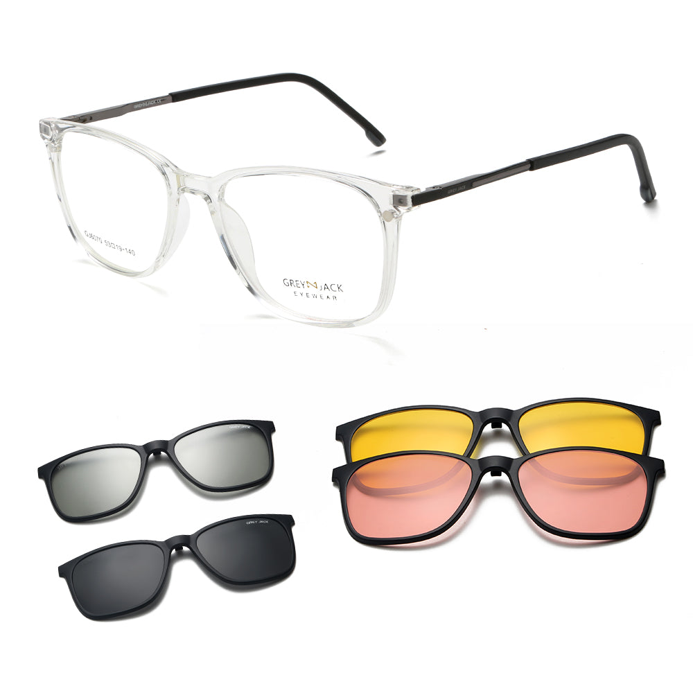 Transparent Frame Black Leg
