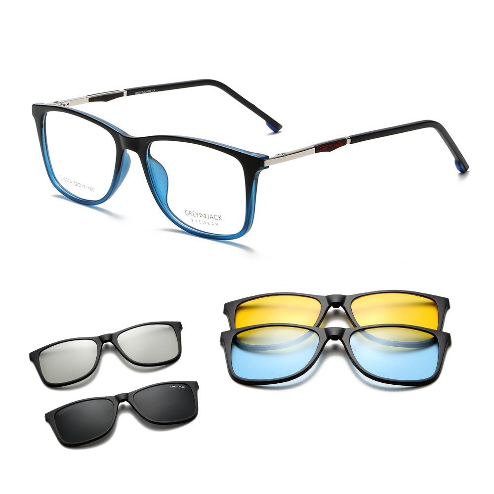 Black Blue Frame
