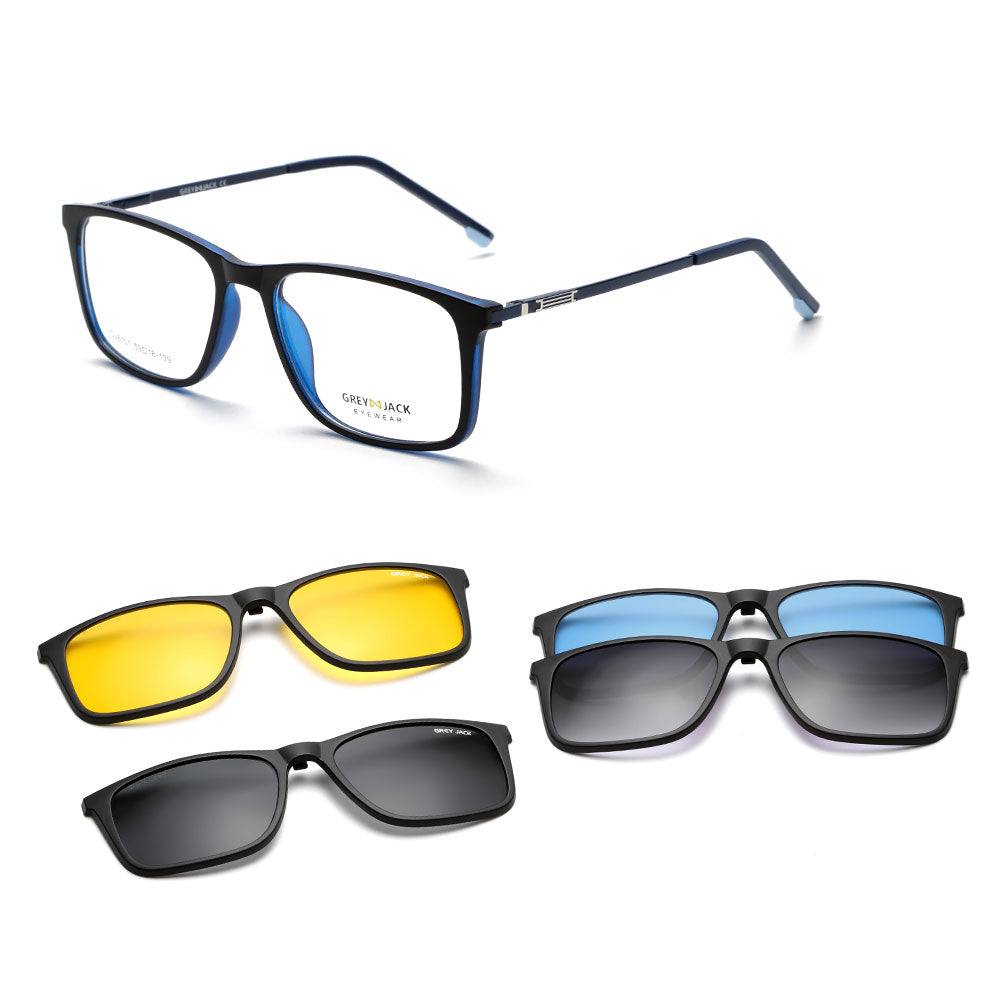 Black Blue Frame