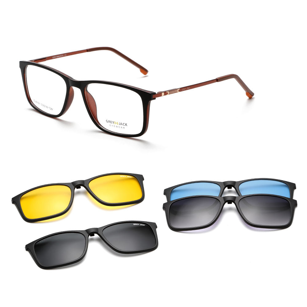 Black Brown Frame