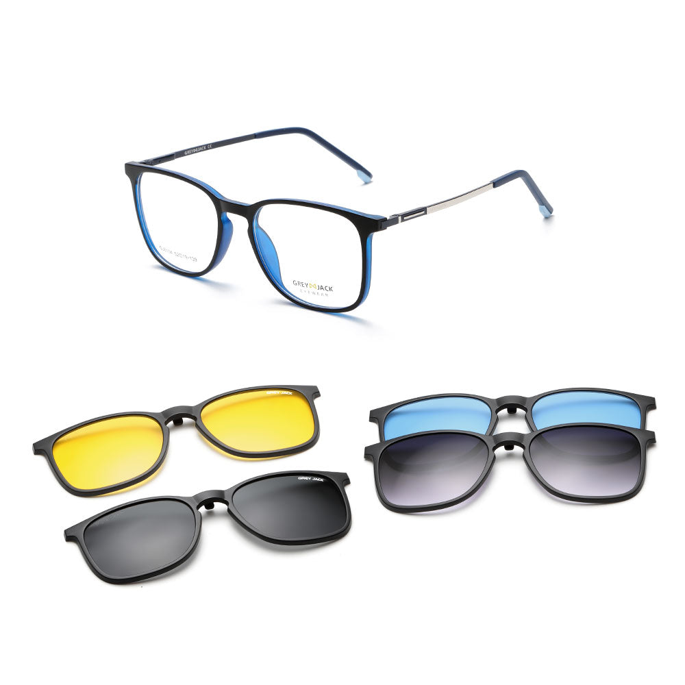 Black Blue Frame