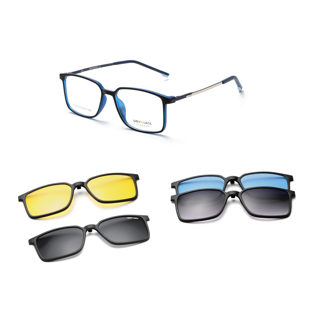 Black Blue Frame