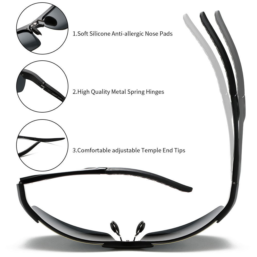 Black Frame Black Lens