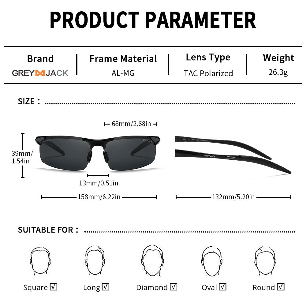 Black Frame Black Lens