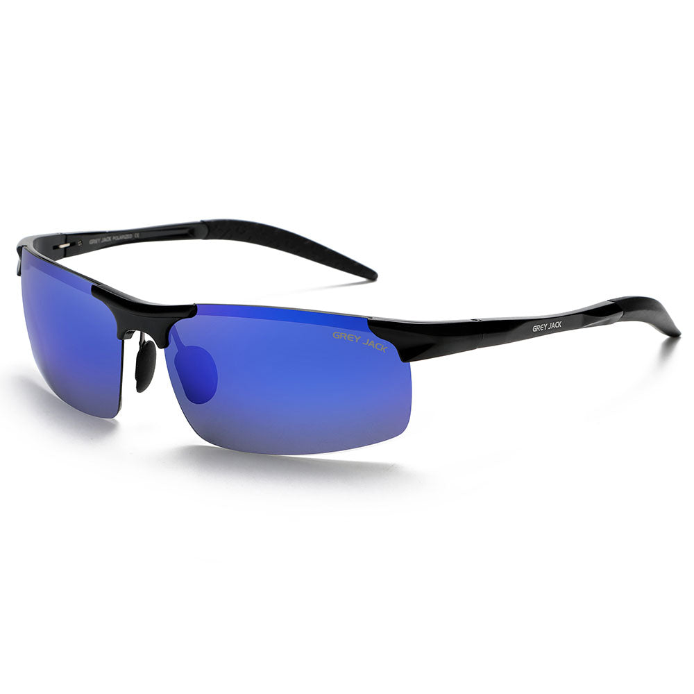 Black Frame Blue Lens