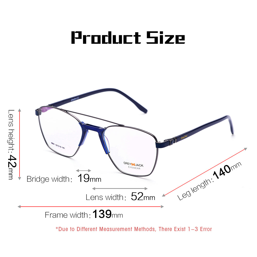 Grey Frame Blue Leg