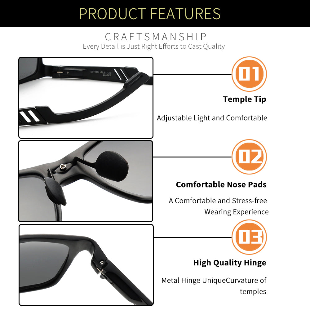 Black Frame Black Lens