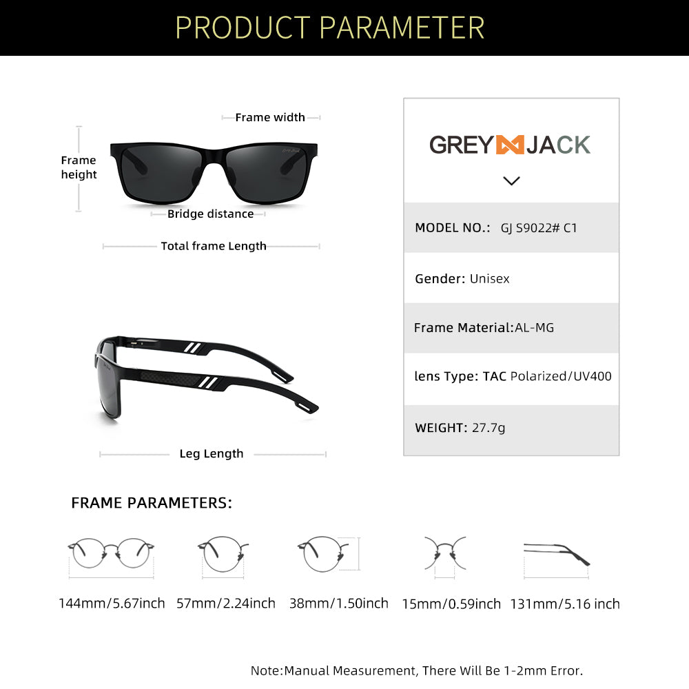 Black Frame Black Lens