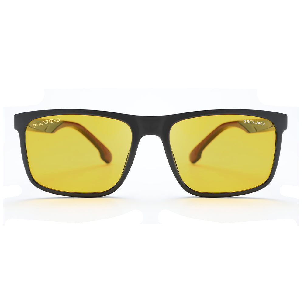 Shine Black Gun Frame Night Driving Lens