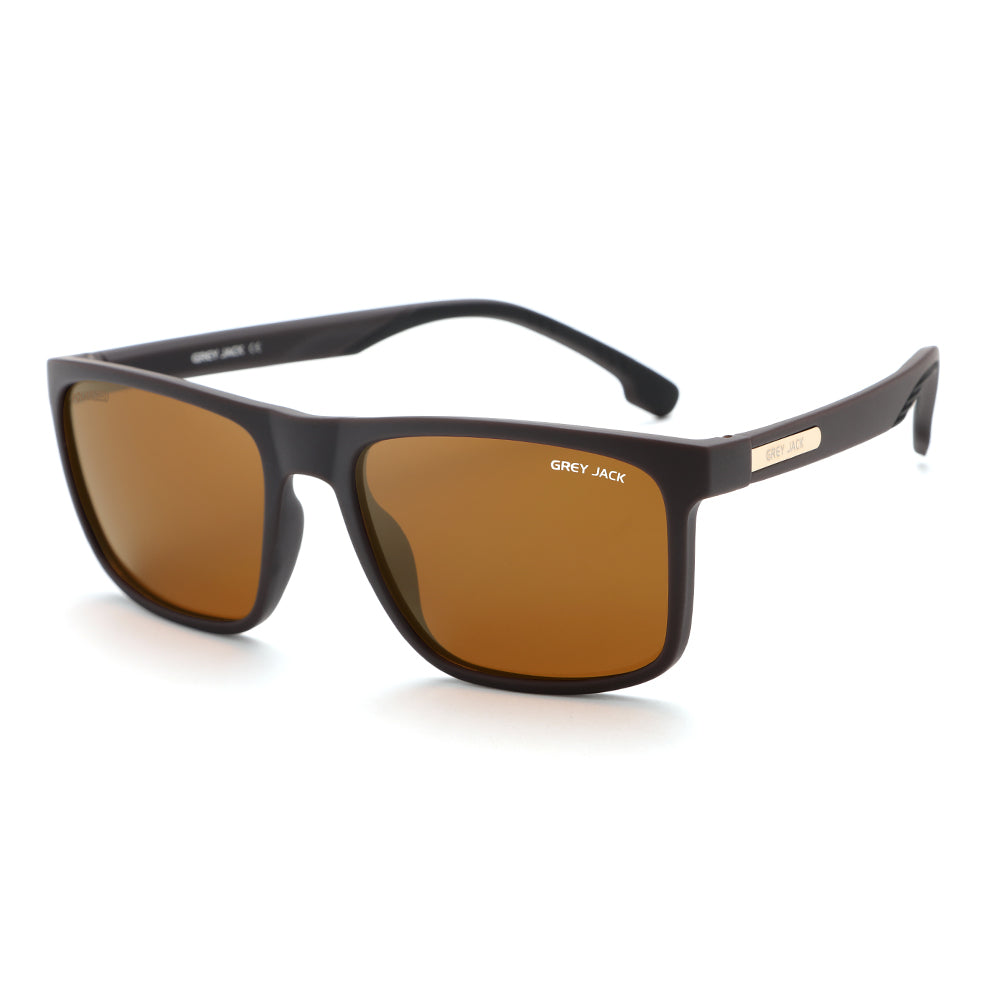 Brown Gold Frame Brown Lens