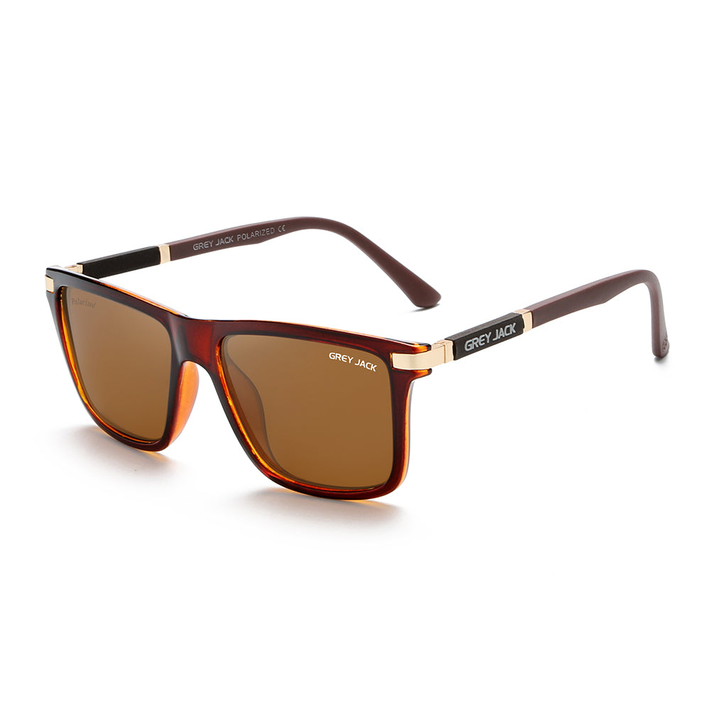 Shine Brown Gold Frame Brown Lens