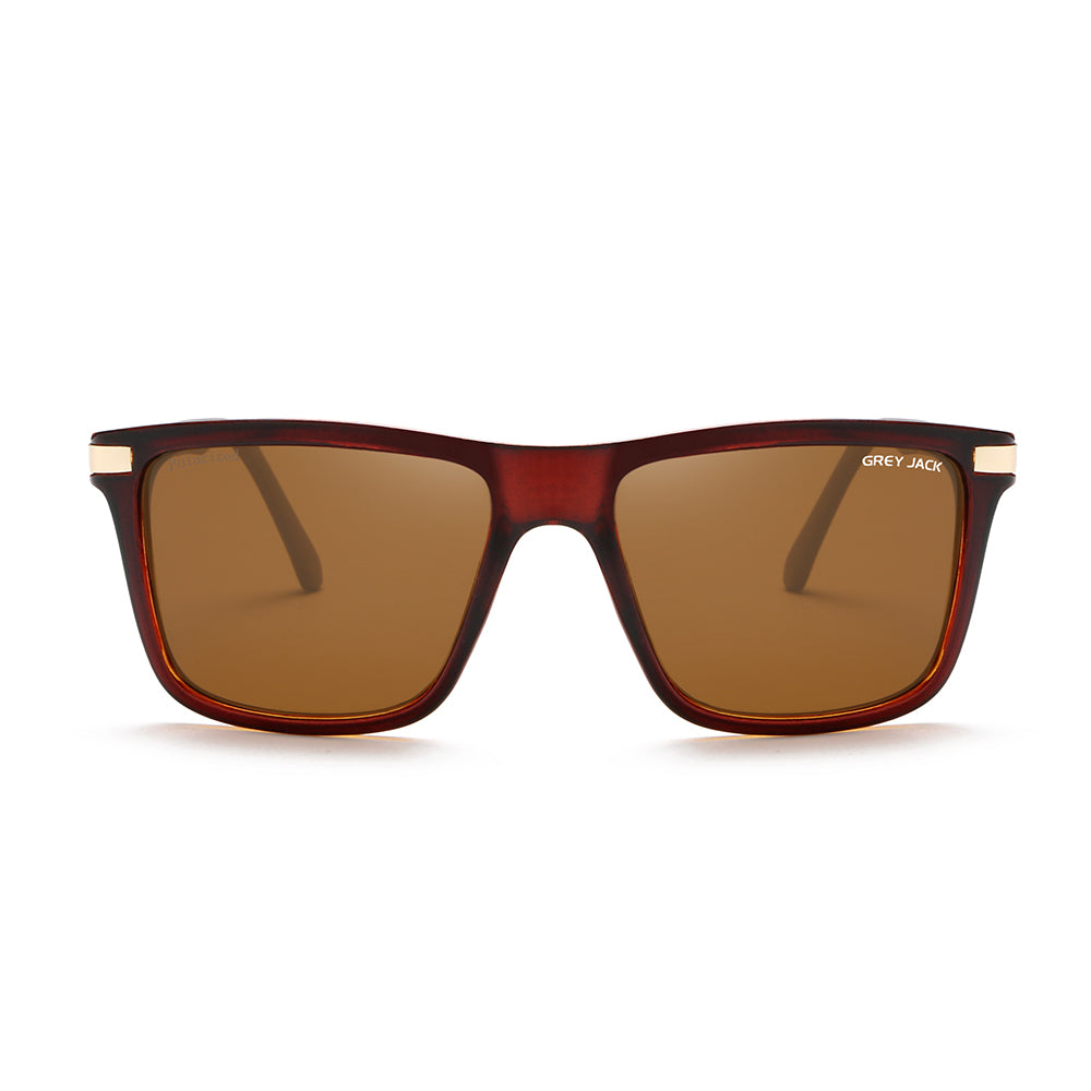 Shine Brown Gold Frame Brown Lens