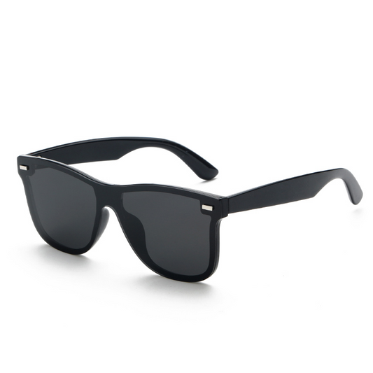GREY JACK One Piece Retro TR90 Frame Polarized Sunglasses 1918