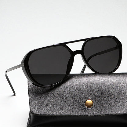 Men Retro Casual Pilot All-Match Polarized Sunglasses