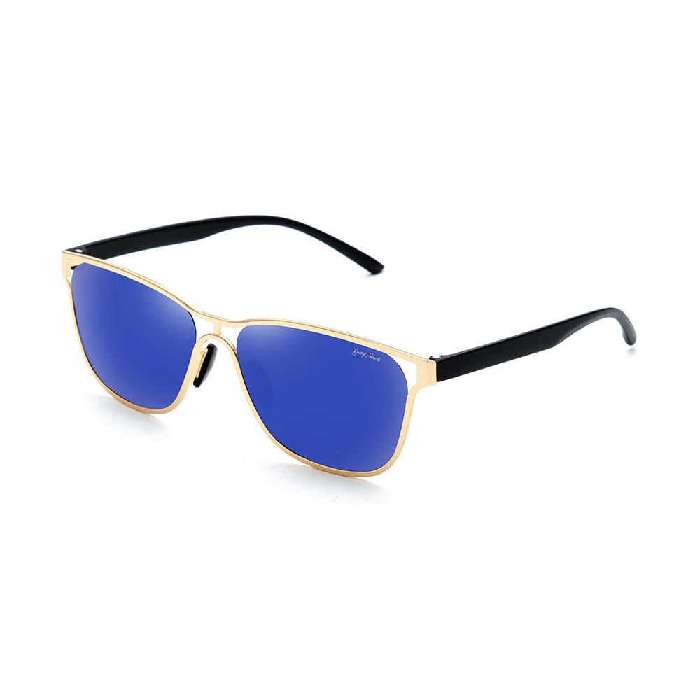 Gold Frame Blue Lens