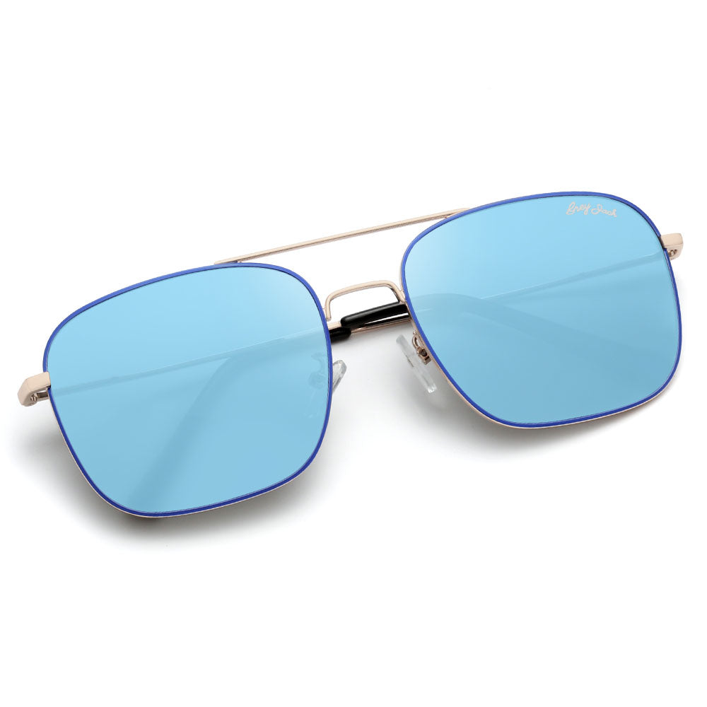 Blue Gold Frame Sky Blue Lens