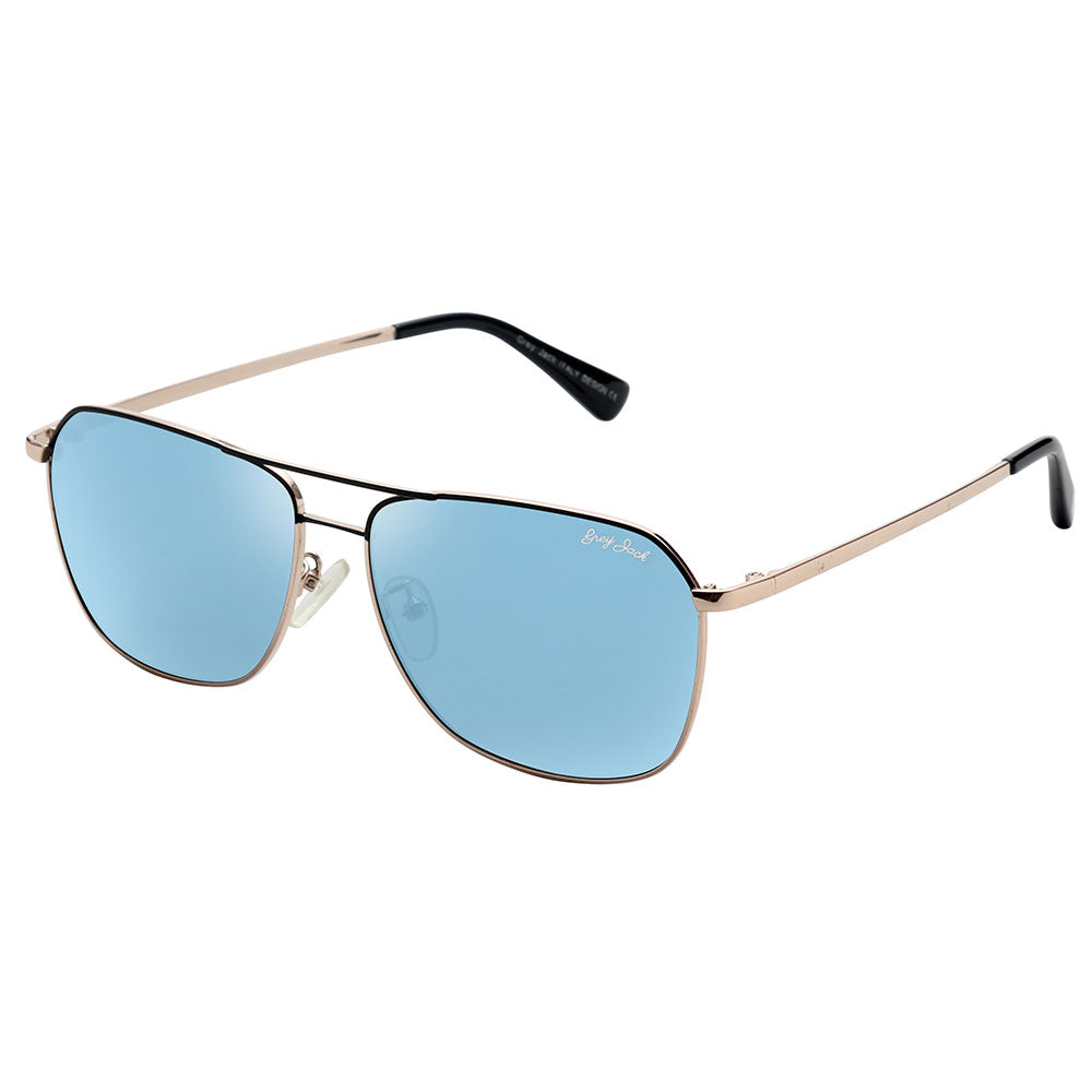 Gold Frame Sky Blue Lens