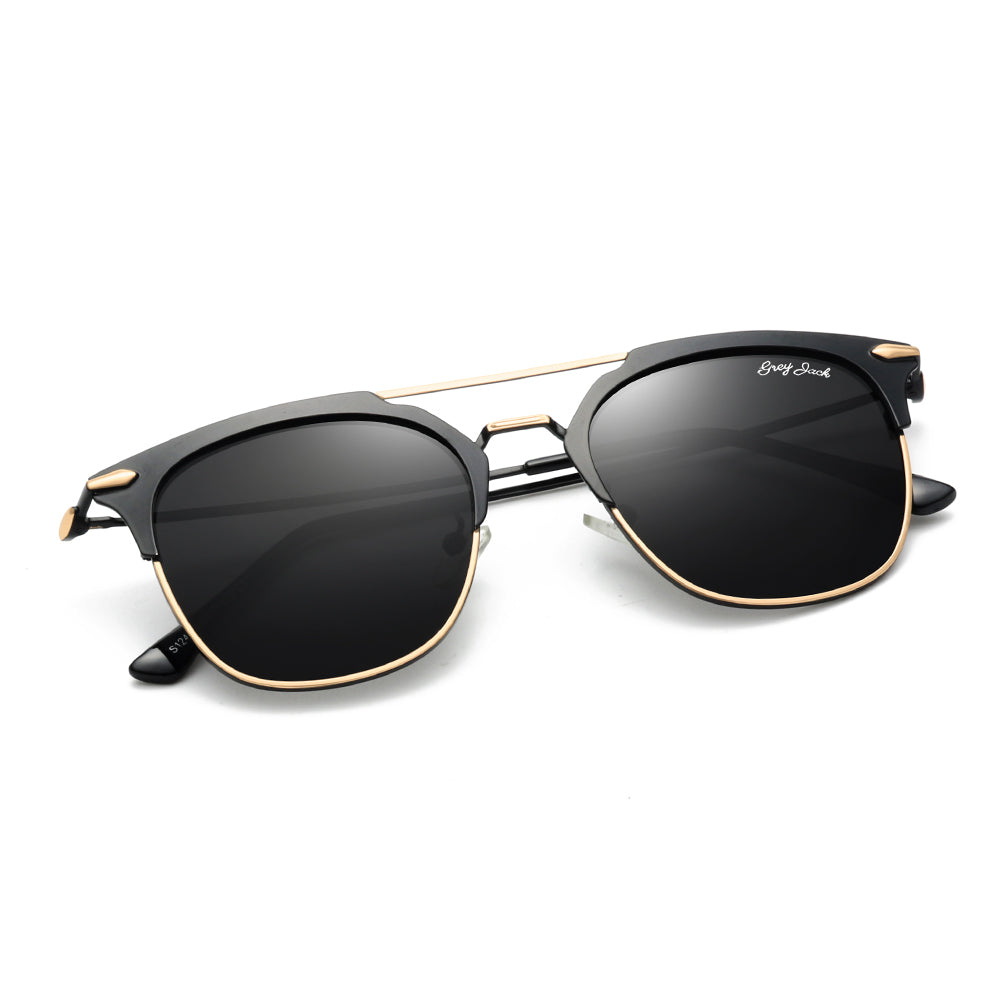 Gold Black Frame Black Lens