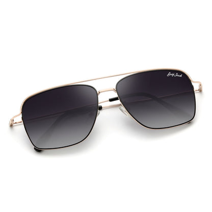 Gold Black Frame Double Black Lens