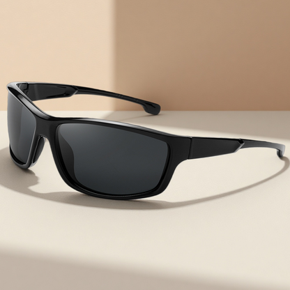 Men Cool Fashion Wrap-Around Poalrized Sports Glasses 1801