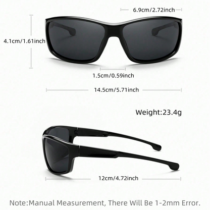 Men Cool Fashion Wrap-Around Poalrized Sports Glasses 1801