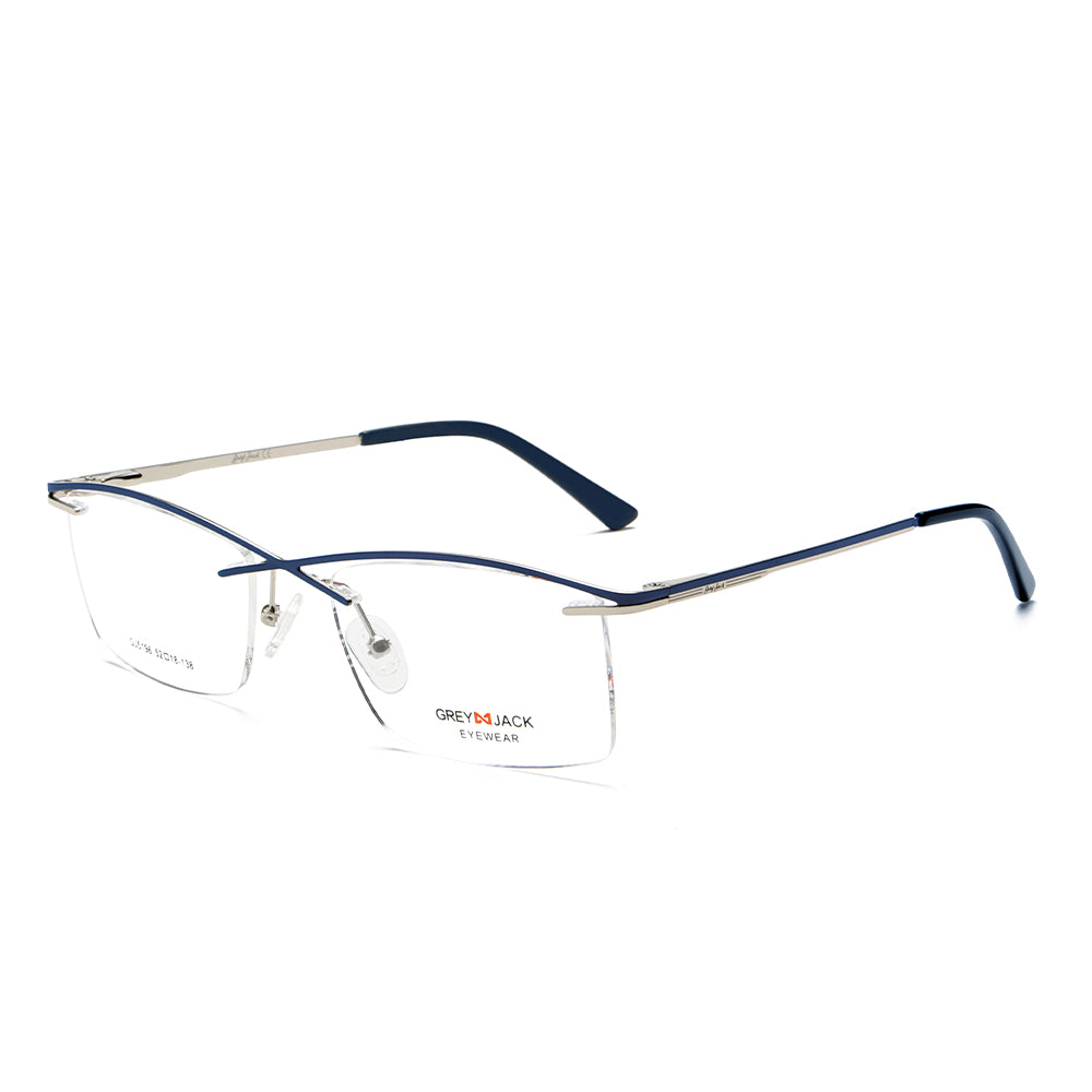 Silver Blue Frame