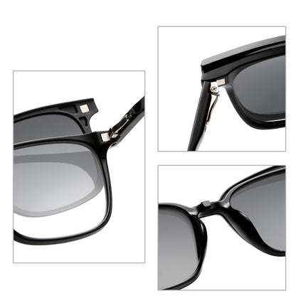 3 in 1 Polarized Magnetic Clip On Glasses 6201