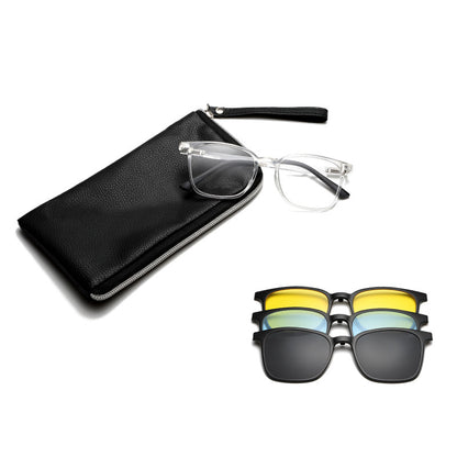 3 in 1 Polarized Magnetic Clip On Glasses 6201