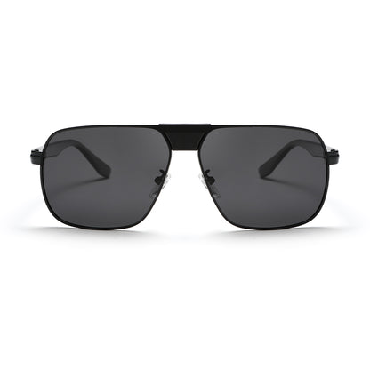 Retro Brand Designed Square Metal Polarized Sunglasses G020