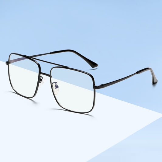 Minimlist Small Metal Square Frame Fashion Anti Blue Light Glasses G026OP