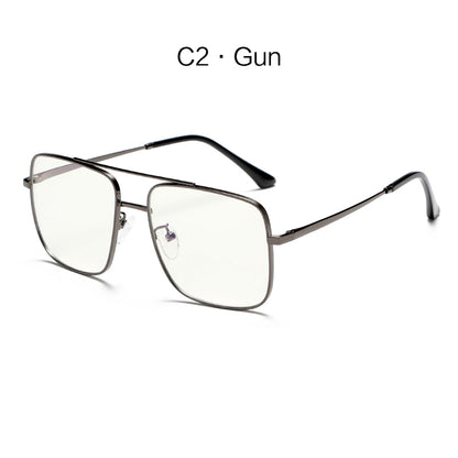 Minimlist Small Metal Square Frame Fashion Anti Blue Light Glasses G026OP