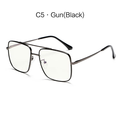 Minimlist Small Metal Square Frame Fashion Anti Blue Light Glasses G026OP