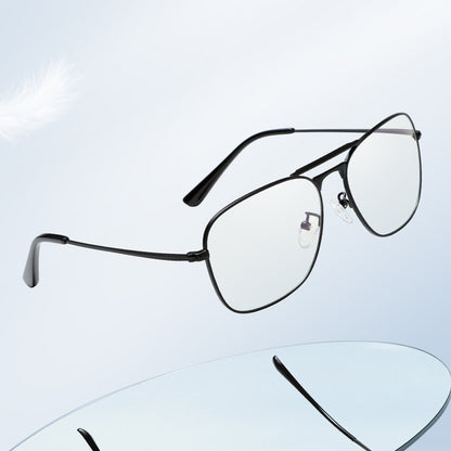 High-End Stainless Steel Frame Fashion Anti Blue Light Glasses G039OP