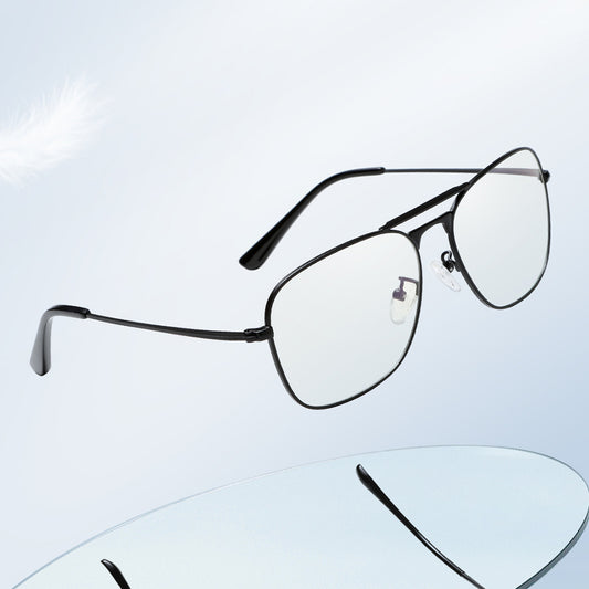 High-End Stainless Steel Frame Fashion Anti Blue Light Glasses G039OP